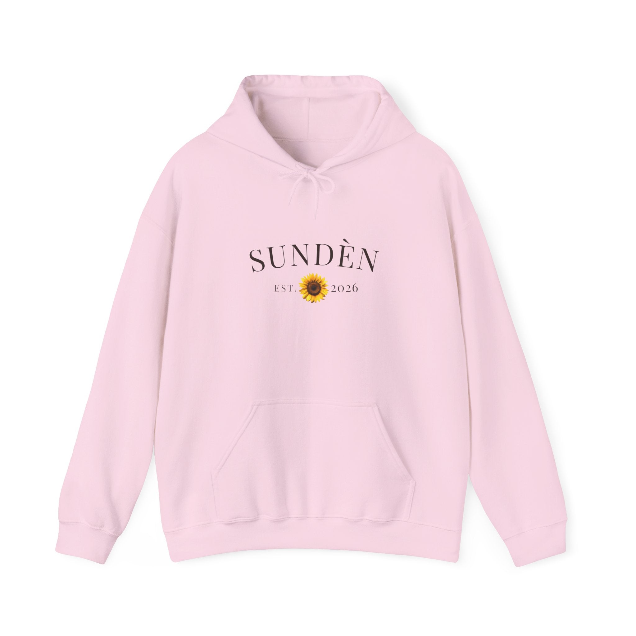Sundén Sunflower Hoodie — Minimal Floral Comfort Pullover