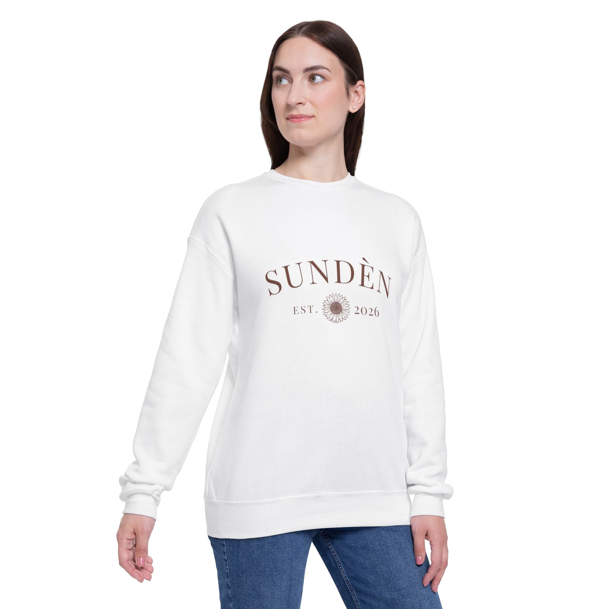 Unisex Oversize-Sweatshirt mit überschnittenen Schultern