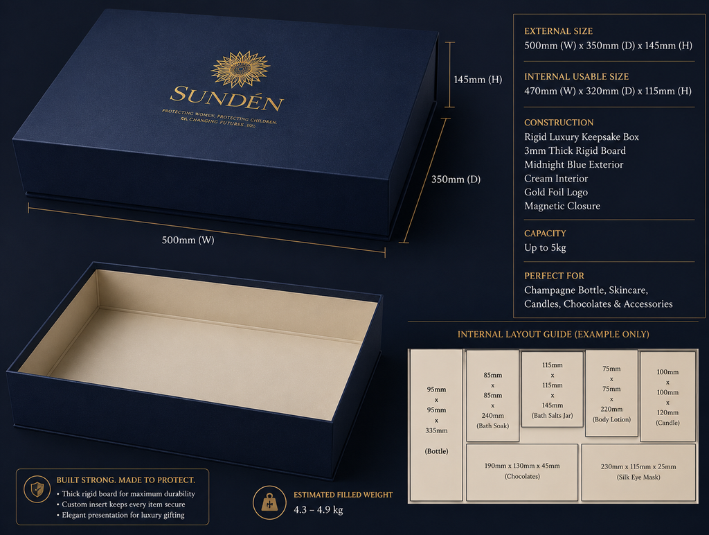 SUNDÈN Midnight Blue Keepsake Gift Box